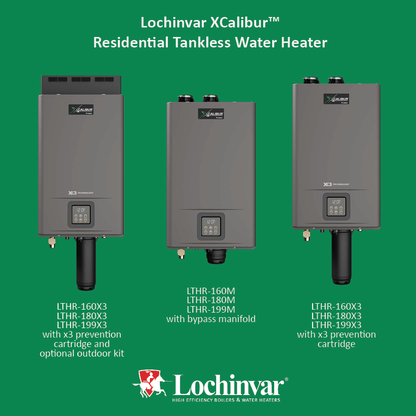 Introducing the Lochinvar XCalibur™ Tankless Water Heater: Efficiency Redefined